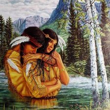 Схема вышивки «Love»