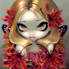 Схема вышивки «фея»