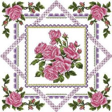 Схема вышивки «салфетка»