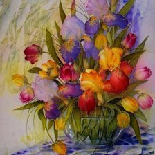 Схема вышивки «bukiet»