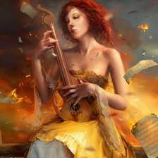 Схема вышивки «Огонь души»