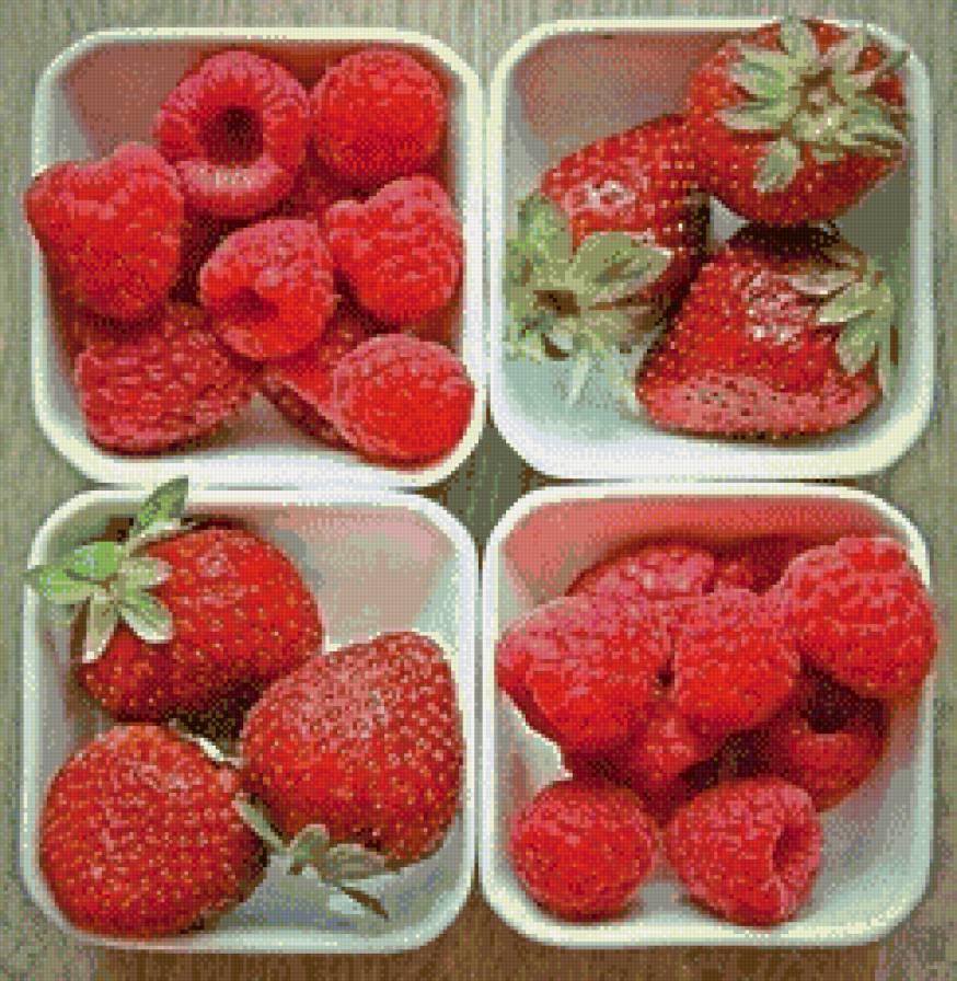 Ягодное удовольствие - клубника, десерт - предпросмотр