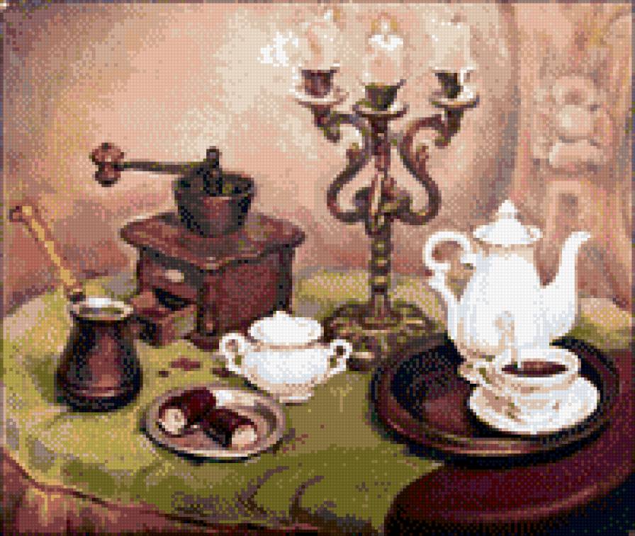 кофе утром - чашки - предпросмотр