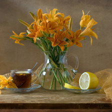 Схема вышивки «лилии»