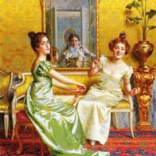 Схема вышивки «светские посиделки»