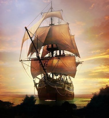 корабль - оригинал