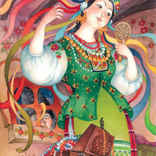 Схема вышивки «Украиночка»