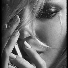 Схема вышивки «Плачу»