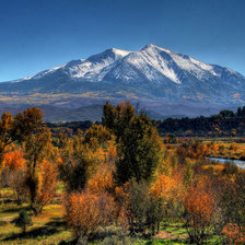 Схема вышивки «Горы»