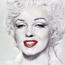 Схема вышивки «несравненная мэрилин»