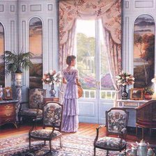 Схема вышивки «ожидание»