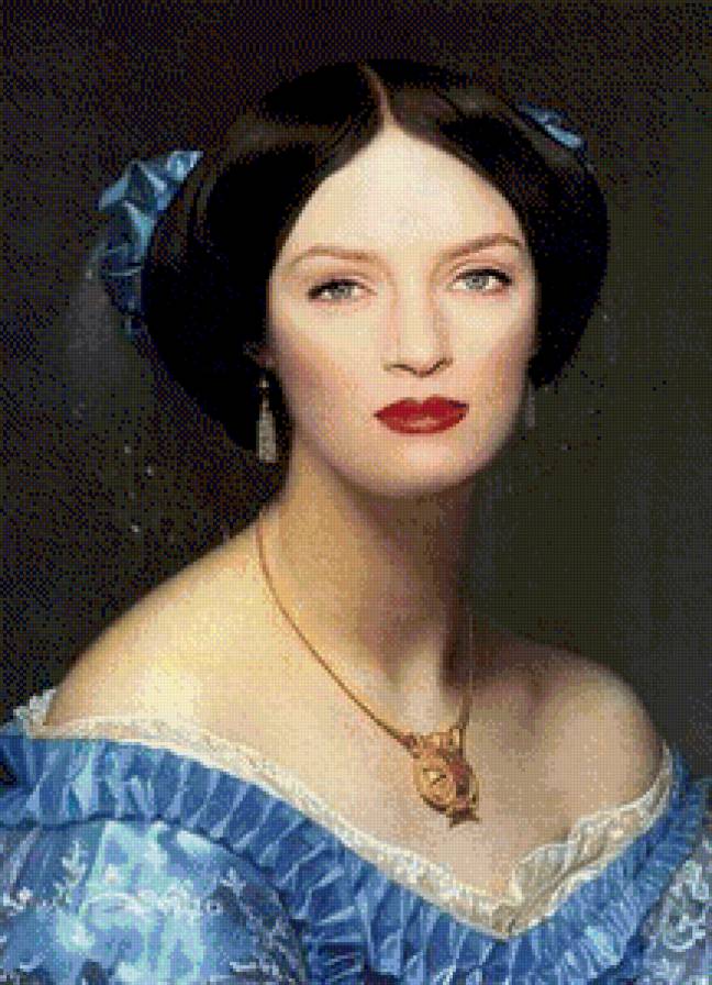 портрет - дама, портрет, женщина, актеры - предпросмотр