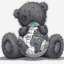 Схема вышивки «Медвежонок»