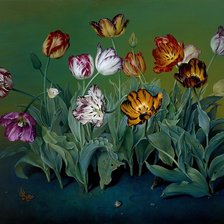 Схема вышивки «цветы»