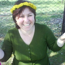 Схема вышивки «я с венком»