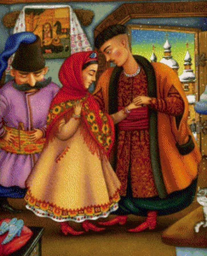 Ночь перед рождеством - любовь, мужчина, женщина, украинские мотивы - предпросмотр