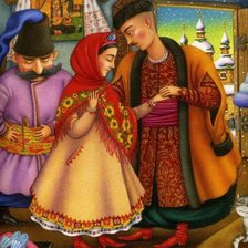 Схема вышивки «Ночь перед рождеством»