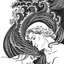 Схема вышивки «Влюбленные»