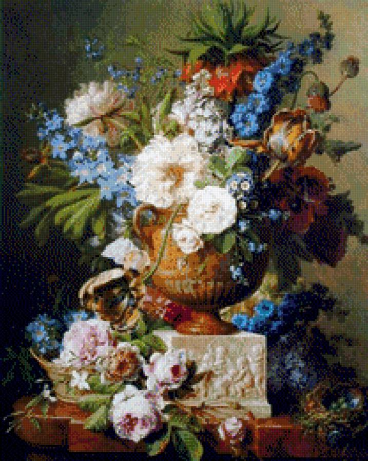 Цветочный натюрморт - предпросмотр