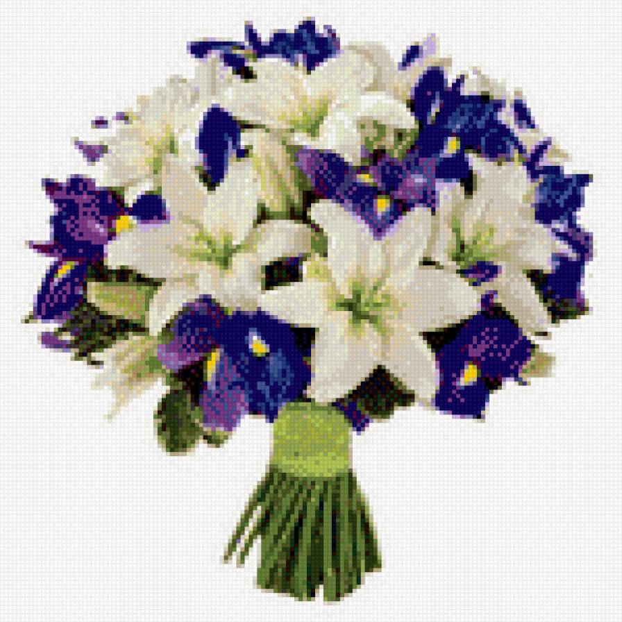 Белые лилии - предпросмотр