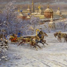 Схема вышивки «Сергиев Пасад»