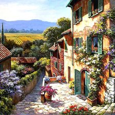 Схема вышивки «Солнечный денек»