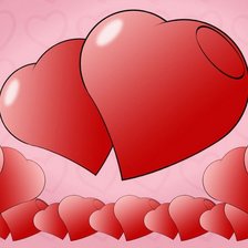 Схема вышивки «сердечки»