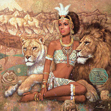 Схема вышивки «клео»