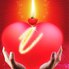 Схема вышивки «огонь любви»