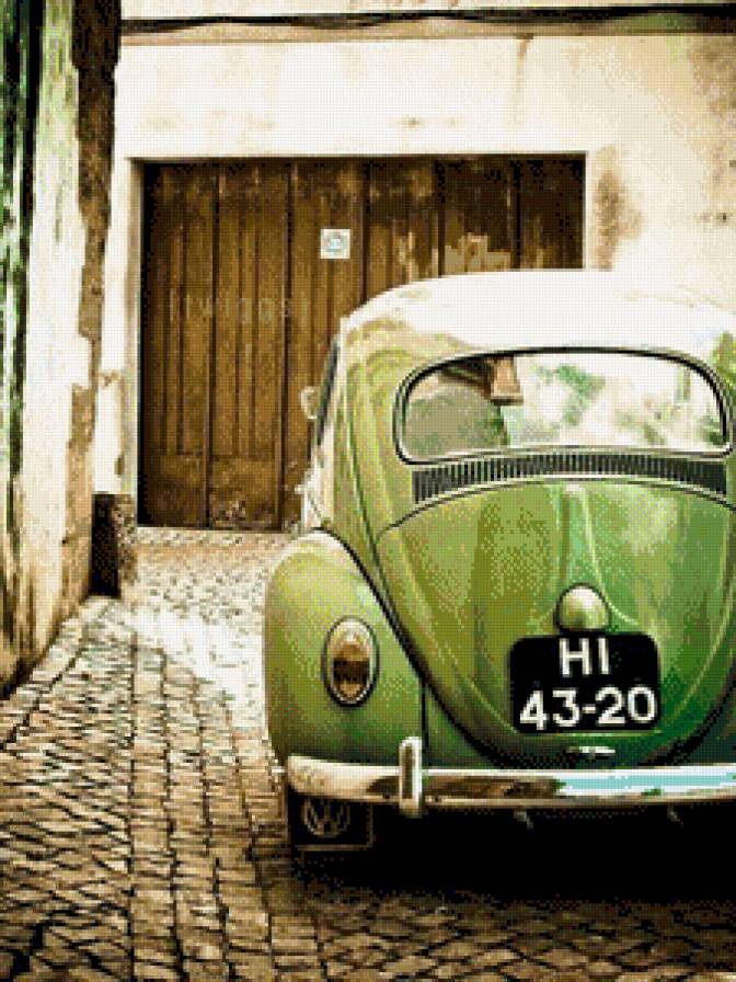 городские мотивы - улочки, город, машины - предпросмотр