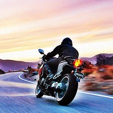 Схема вышивки «Дорога байкера»