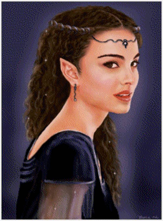 Девушка - девушка, фэнтези, красавица, эльфийка - предпросмотр