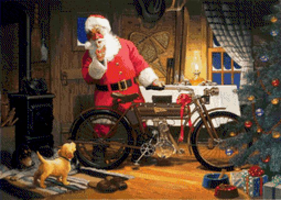 Новый год - рождество, новый год, санта - предпросмотр