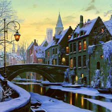 Схема вышивки «Мост»