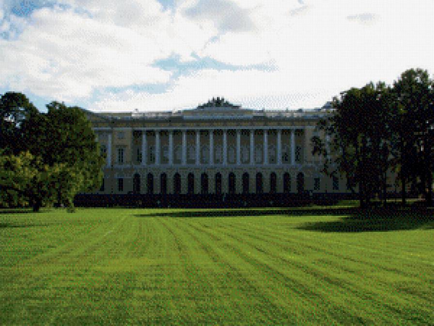 серия "дворцы" - пейзаж .дом.дворец - предпросмотр