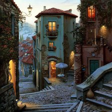 Схема вышивки «Город»