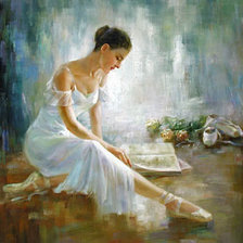 Схема вышивки «Kelvin Lei-Baletnica»