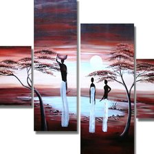 Схема вышивки «полиптих африка»