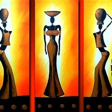 Схема вышивки «африканки»