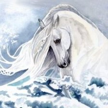 Схема вышивки «конь»