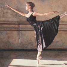 Схема вышивки «Танцовщица.Стив Хэнкс»