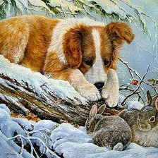 Схема вышивки «Защитник»