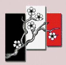 Схема вышивки «триптих»