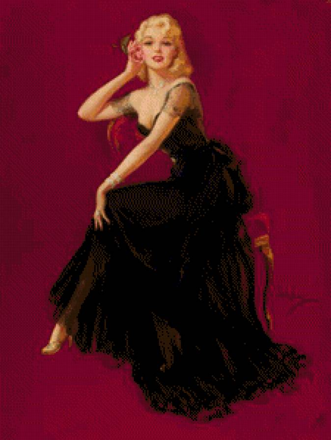 РЕТРО ДЕВУШКА - ретро, девушка - предпросмотр