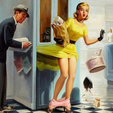 Схема вышивки «неловкость»