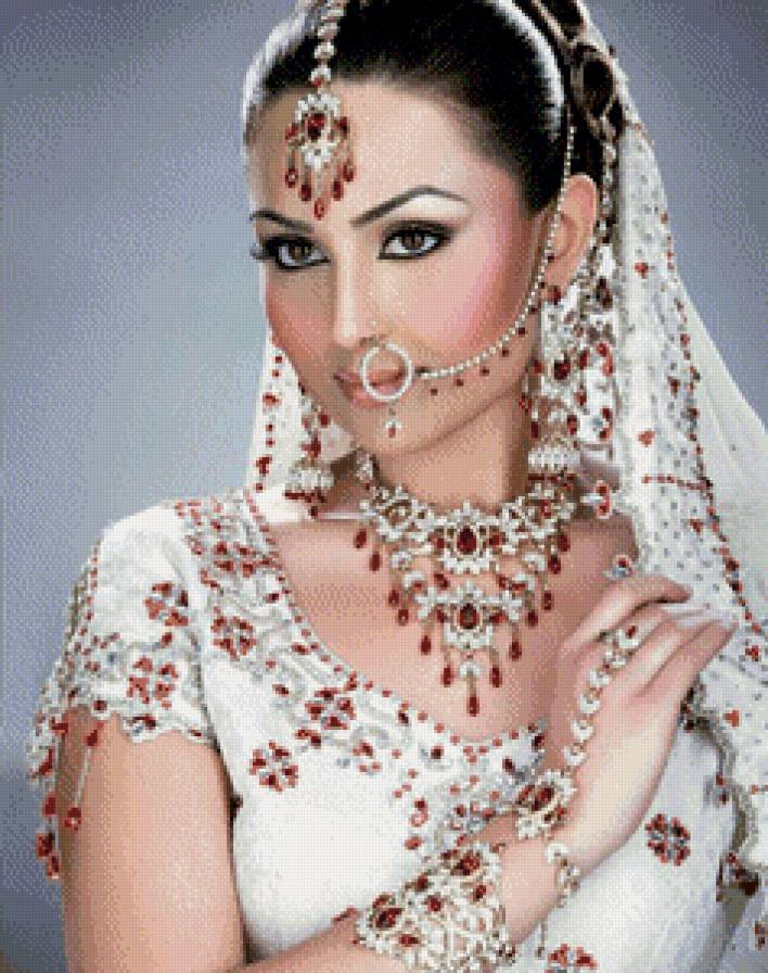 Индийская красавица - восток, красавица, индия, девушка - предпросмотр