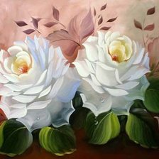 Схема вышивки «Розы»