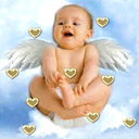 Схема вышивки «ангел»