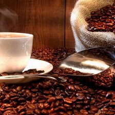 Схема вышивки «кофе»