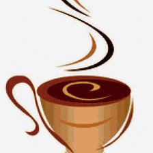 Схема вышивки «чашка кофе»